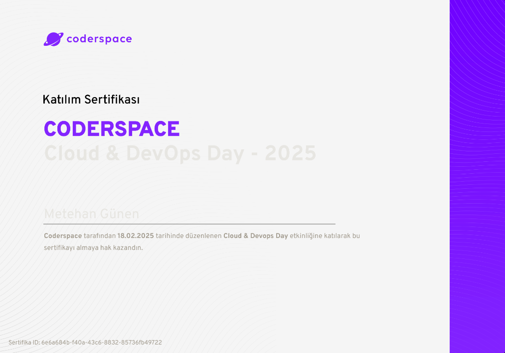 Cloud&DevOps Sertifikası